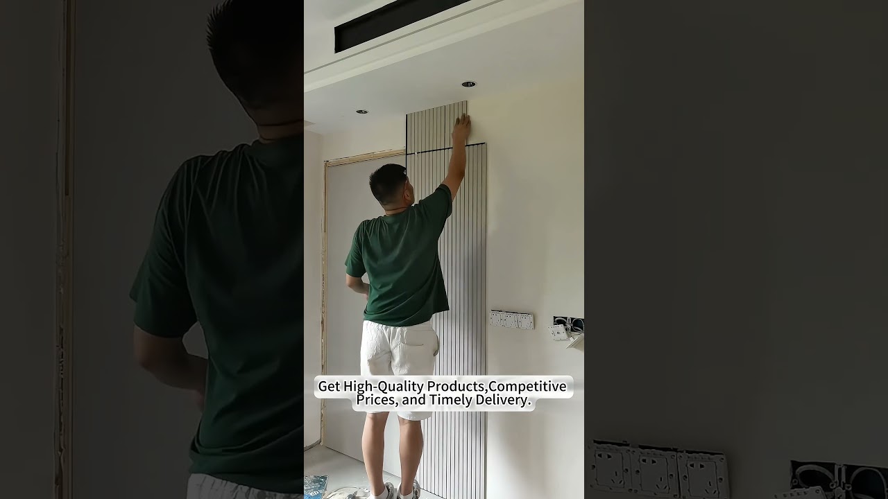 WPC Wall Panel Invisible Door Installation! 