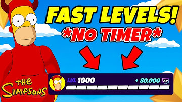 NO TIMER Fortnite XP GLITCH MAP to LEVEL UP FAST in CHAPTER 6 SIMPSONS MINI SEASON 2! (Earn XP)