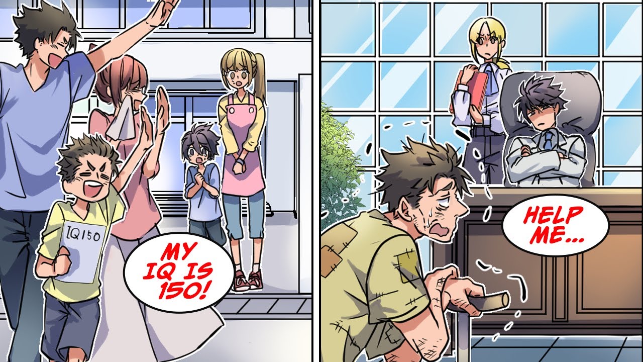 My parents abandoned me cuz my IQ was too low, but then... [Manga Dub]