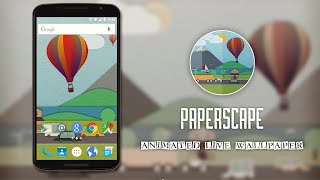 Paperscape : Animated android live wallpaper app (free) screenshot 5