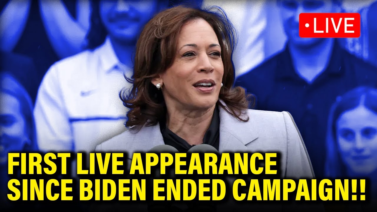 LIVE: VP Kamala Harris FIRST APPEARANCE Since News
