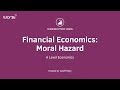 Moral hazard - definition - YouTube