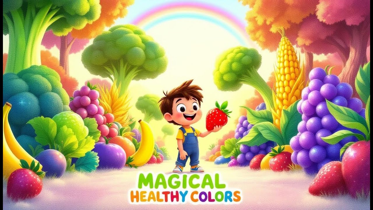 Finn's Magical Journey Through Healthy Colors 🌈