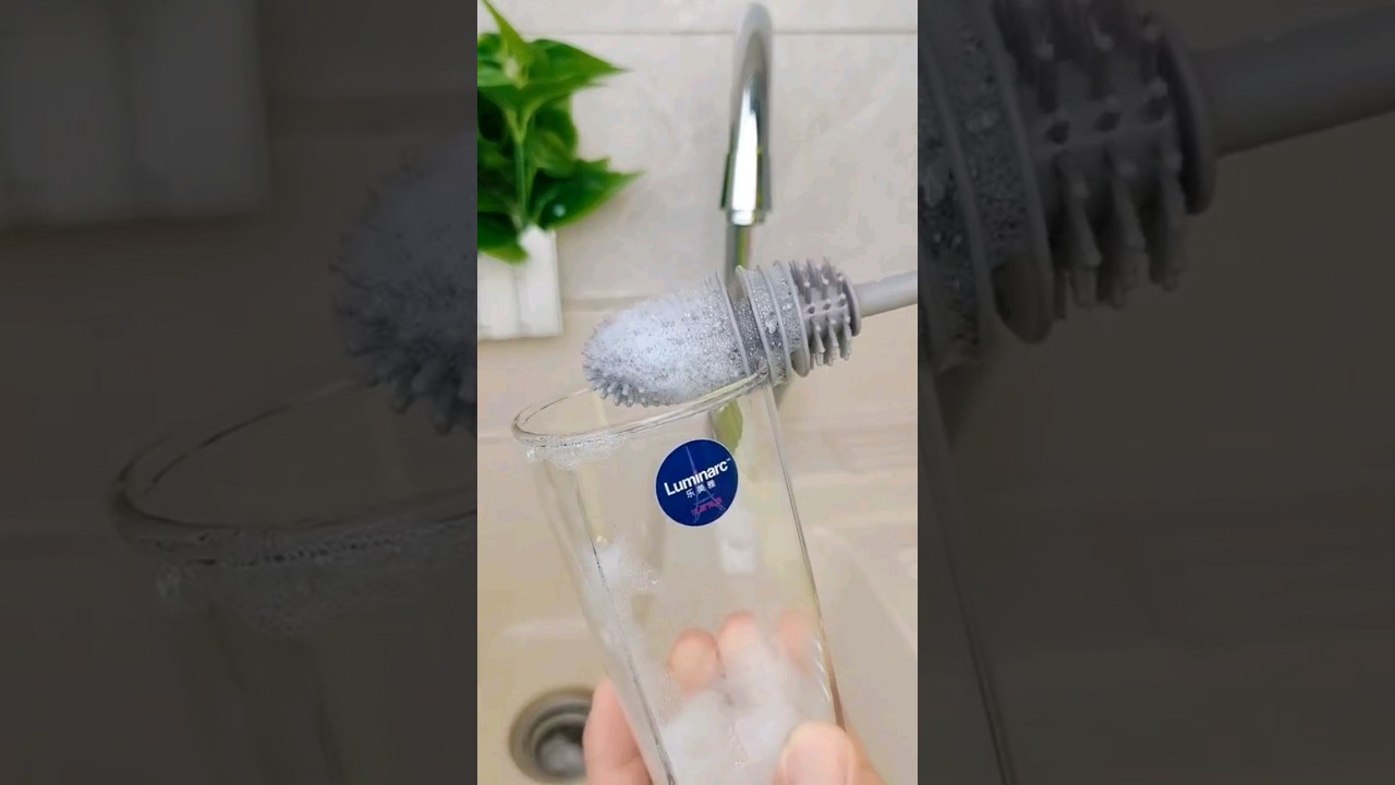 Glass and Bottle Cleaning Brush | Best Useful Kitchen Equipment Cleaning Brush | 