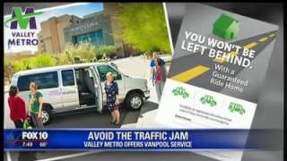 Fox 10 Takes a Ride with Valley Metro Vanpool Group