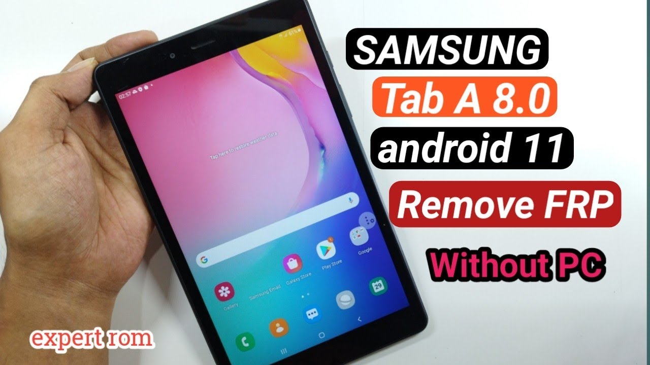 Samsung Tab A 8.0 SM-T295 FRP Google Accounts Bypass Without Pc Without