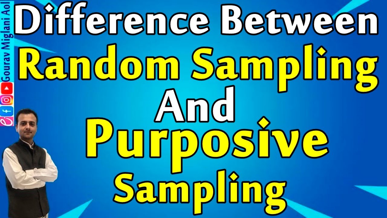 what is a key difference between random sampling and random assignment