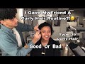 I GAVE MY FRIEND A CURLY HAIR ROUTINE! ( 3b Type Hair)