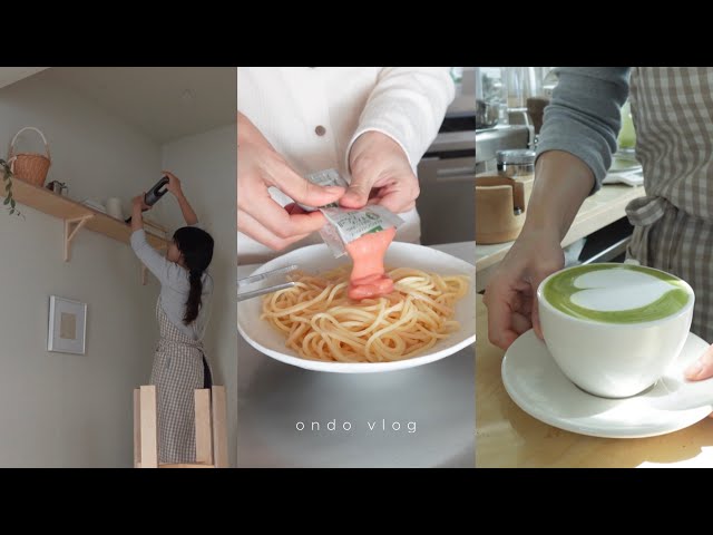 손가락 부상투혼🤕카페영업,나폴리탄,밥버거 해 먹고 단골식당에서 마지막 식사..🥲