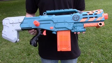 Nerf ZombieStrike Longshot CS-12 - Range Test (Stock)