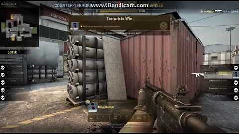 CS:GO 1v5 ace clutch on Cache