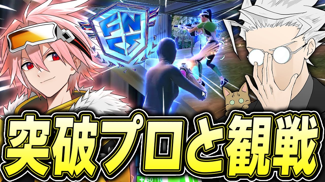 【勝利者インタビュー付き】突破したプロと見るFNCSが面白すぎたｗｗｗ【フォートナイト/Fortnite】