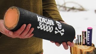 САМАЯ БОЛЬШАЯ ПЕТАРДА КОРСАР 30000 САМАЯ БОЛЬШАЯ ПЕТАРДА КОРСАР 30000