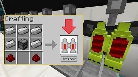 Minecraft Jetpack mod Showcase!!