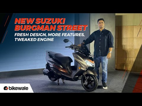 2026 Suzuki Burgman Street Walkaround I More features, bigger boot, revised engine specs I BikeWale 