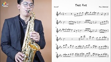 Thumbnail of Take Five (Paul Desmond) easy solo transcription