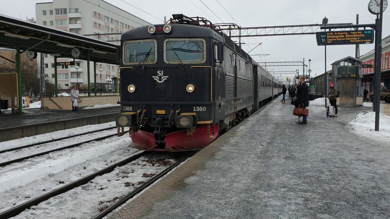 Tågresa: Malmö-Eskilstuna-Stockholm.