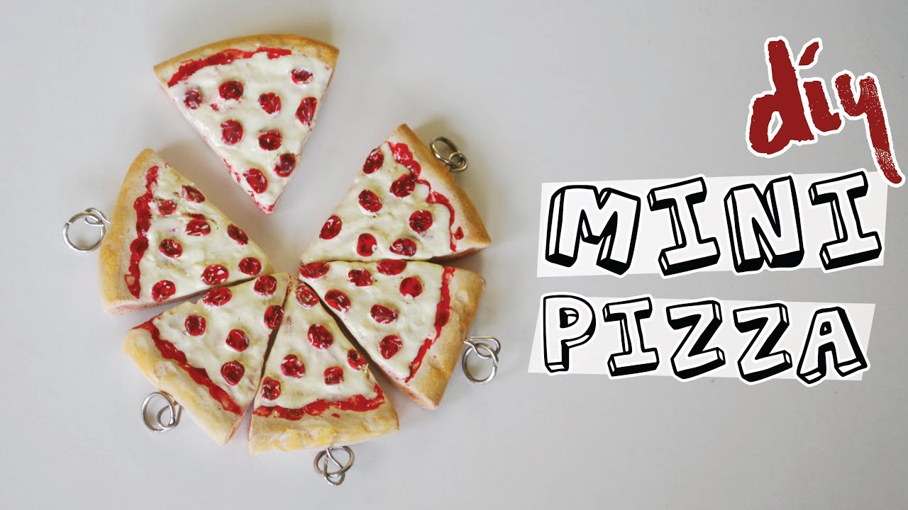 DIY: Mini Pizza EMOJI (Colar da amizade) por Isabelle Verona