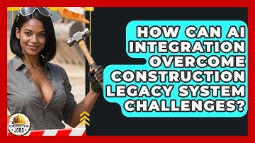 How Can AI Integration Overcome Construction Legacy System Challenges? - Construction Jobs