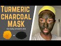 DIY Turmeric & Activated Charcoal Face Mask for Clear Smooth Skin | Tested & Tried