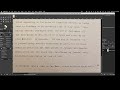 Using GIMP to preserve historical documents