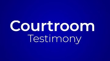 Masterchek Investigations In Class Discussion : Courtroom Testimony
