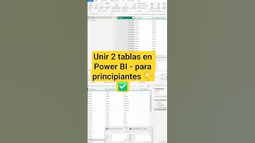 Te enseño como unir 2 tablas en Power BI (fácil y práctico) #powerbi #dataanalyst #tutorial #shorts
