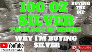 🚀💸 100 oz PACKAGE OPENING!  US INFLATION PUSHING SILVER & GOLD UP SLOWLY UNTIL THE DAY IT SKYROCKETS