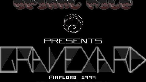 Atari ST Game: Graveyard (OMG!!! Its Asteroids from Hell)