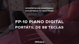 Roland® FP-10 Piano Digital 88 Teclas Color: Negro video