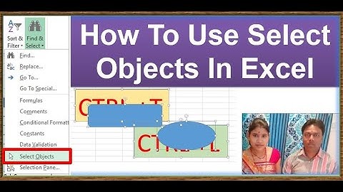 select object | how to detect shape and image in excel  |