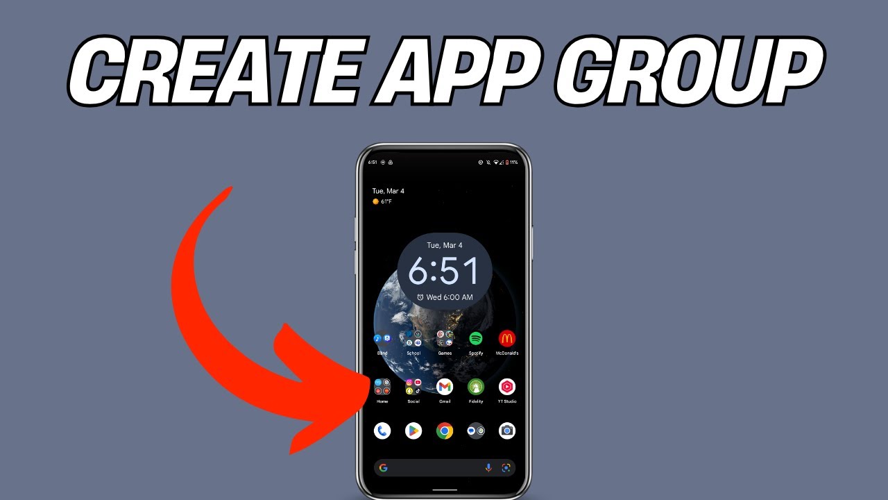 How to Create an App Group on iPhone & Android (Stay Organized!) - YouTube