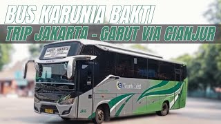 TRIP BUS KARUNIA BAKTI JAKARTA GARUT VIA CIANJUR