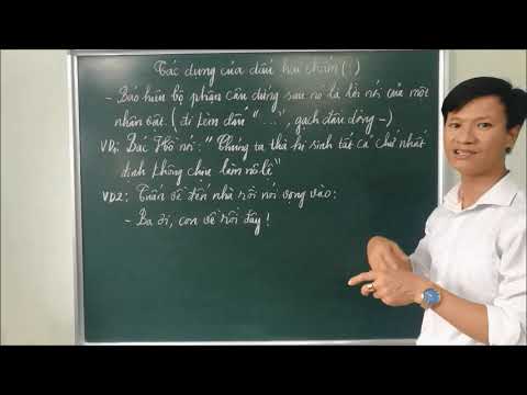 Video (TIẾNG VIỆT CƠ BẢN LỚP 5) Tác dụng của dấu hai chấm -... - youtube
