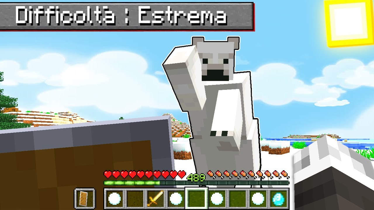 HO FATTO ARRABBIARE UN ORSO POLARE - Minecraft ITA