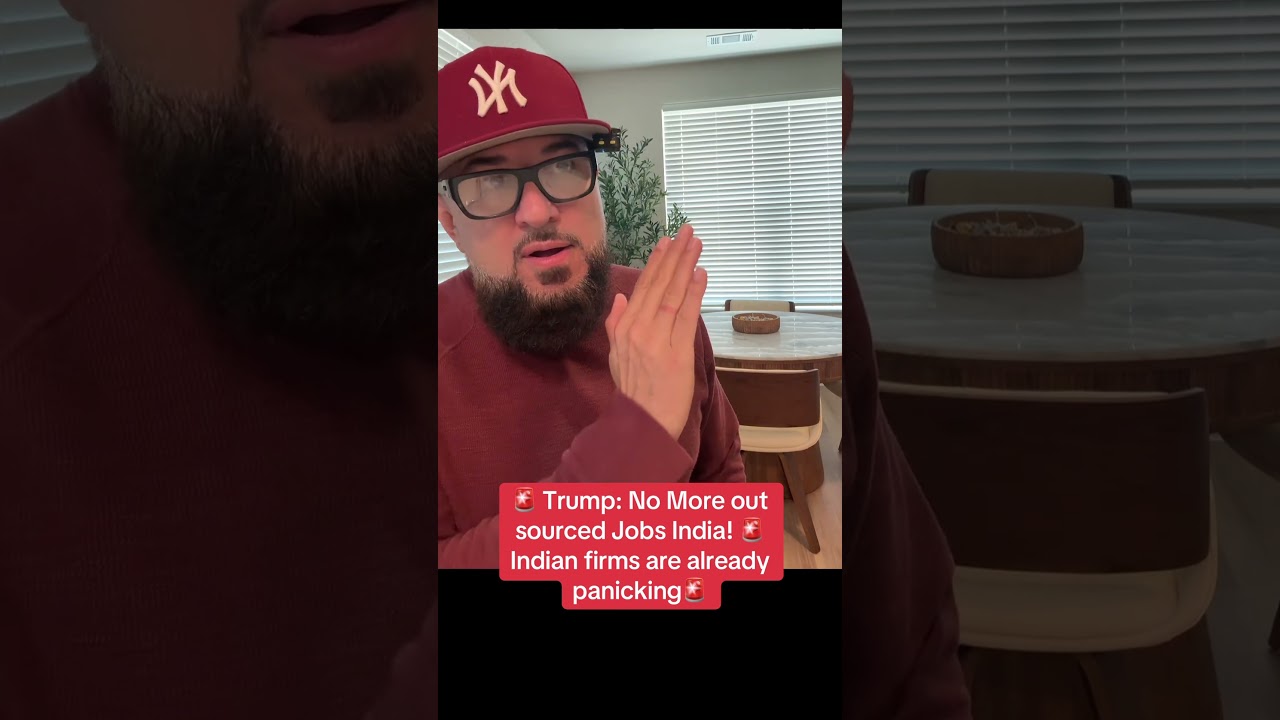 Trump makes announcement to block all tech jobs being outsourced to India finally!