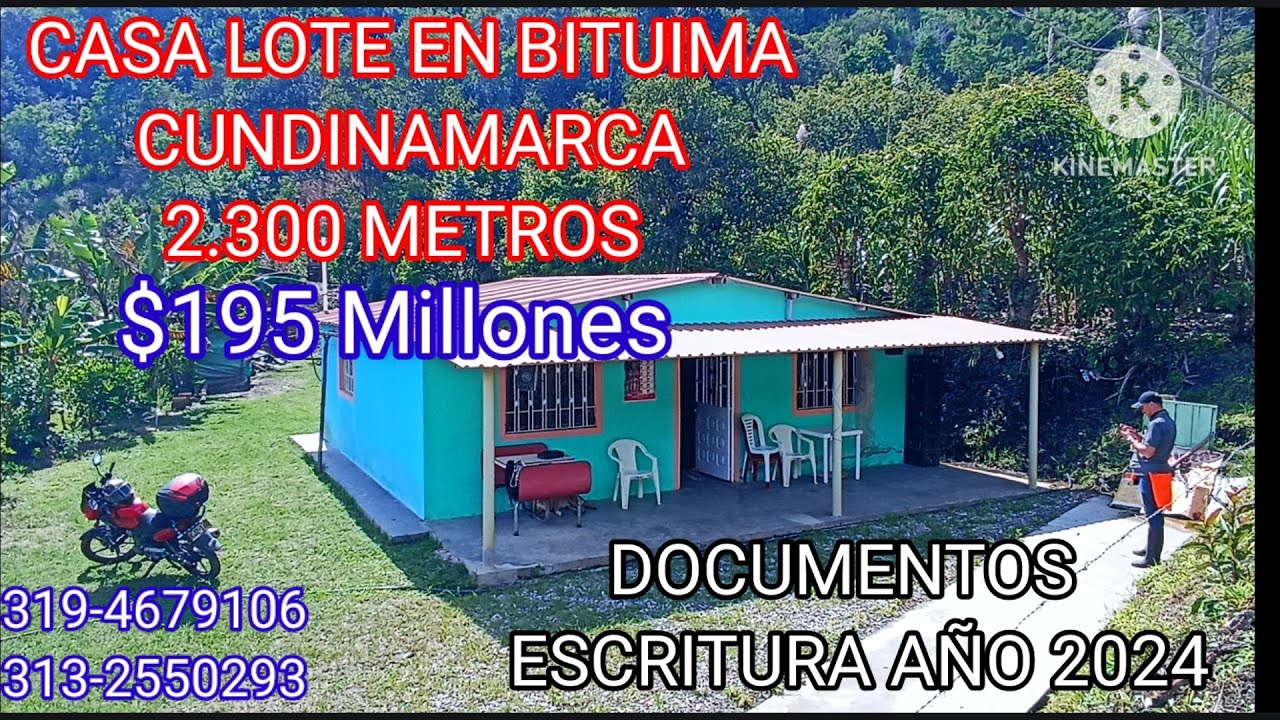 💵 SUBIO DE PRECIO $240. millones.. (CASALOTE EN BITUIMA Cundinamarca ...