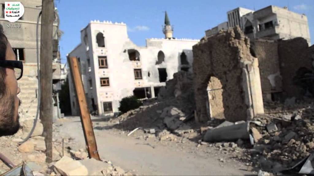 اتحاد التنسيقيات || جولة داخل حي جوبر الدمشقي بعد تدميره و تدمير اغلب معالم واثار الحي