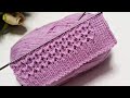 सिर्फ तीन फंदे का बुनाई डिजाइन|Easy And Beautiful Knitting Pattern/Bunai design