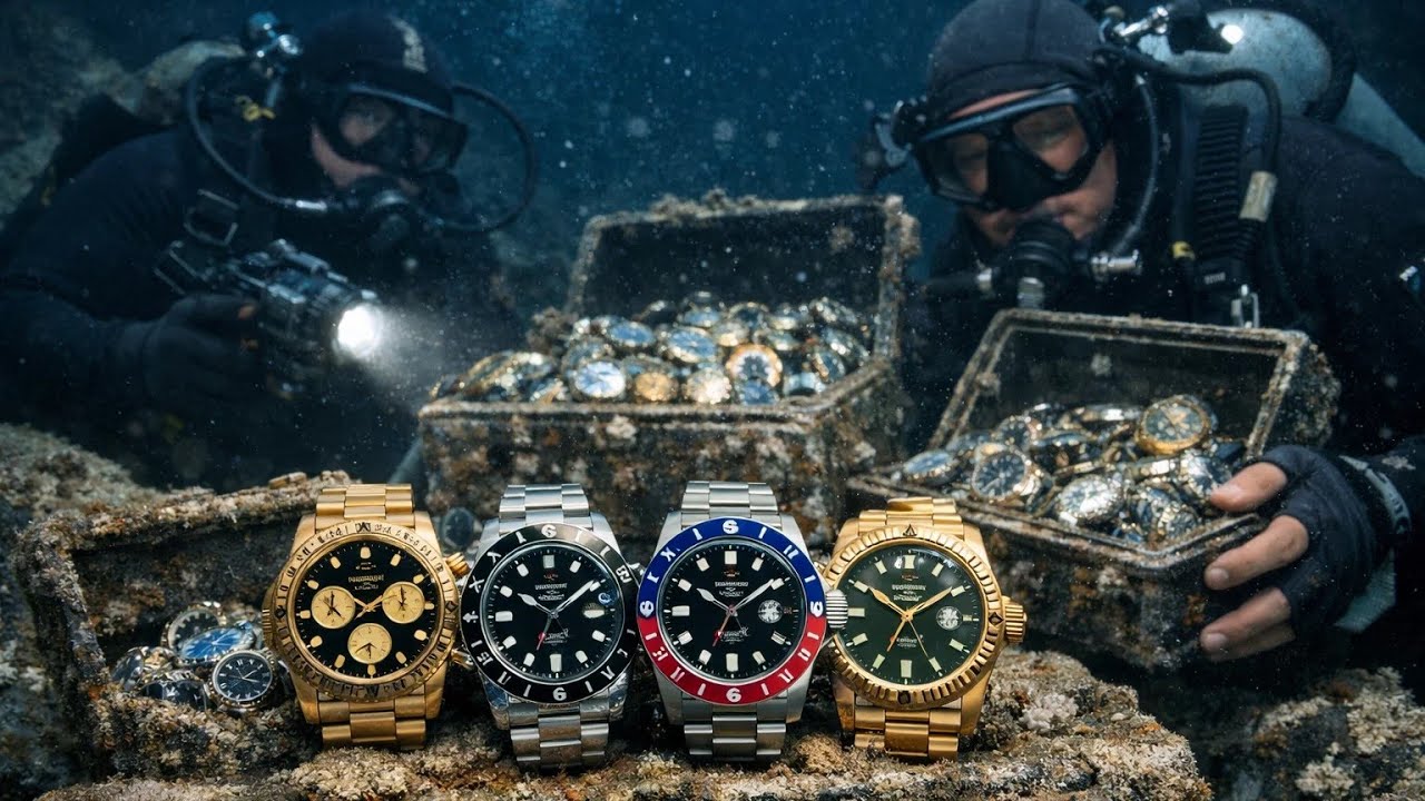 “$304 Million in Rolex Watches Found Deep Underwater—Collectors Rejoice!”