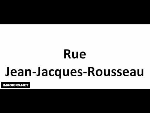 How To Pronounce French Streets # Rue Jean Jacques Rousseau