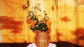 Кашпо для цветов Горшочек - плетение из лозы - Pots flower pot - wickerwork