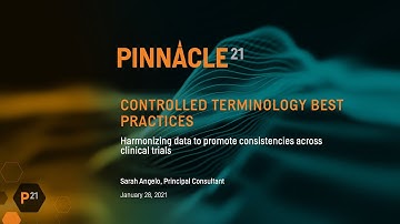 Controlled Terminology Best Practices