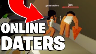 Destroying matching ONLINE DATERS in Da Hood | Roblox Da Hood