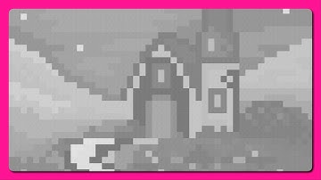 Cross Stitch Small Church Night Time Stras Pixel Art By Number #pixelbynumber #crossstitch