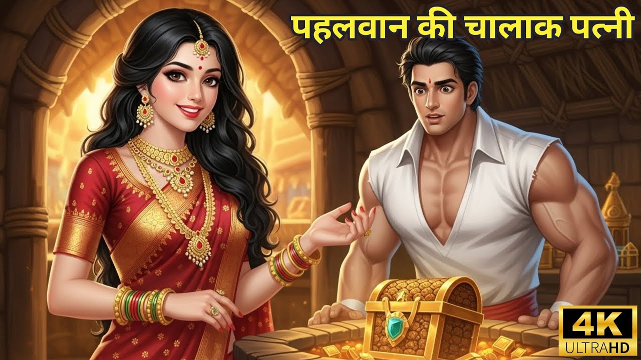 पहलवान की चालाक पत्नी || The wrestler's cunning wife || 