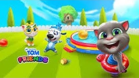 Running Backwards! NEW Talking Tom Hero Dash Gameplay