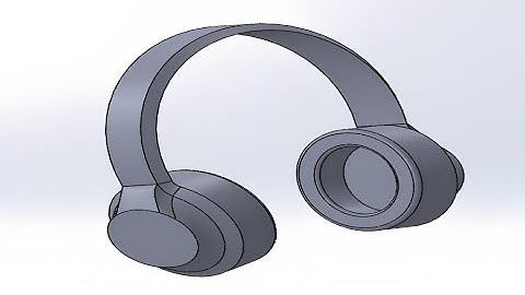 Solidworks  -  Compiter Headphones