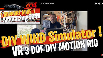 Wind Simulator DIY - Motion Simulator build WIND SIMULATOR VR 3 DOF