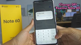 How To Change/ Settings Dpi Realme Note 60